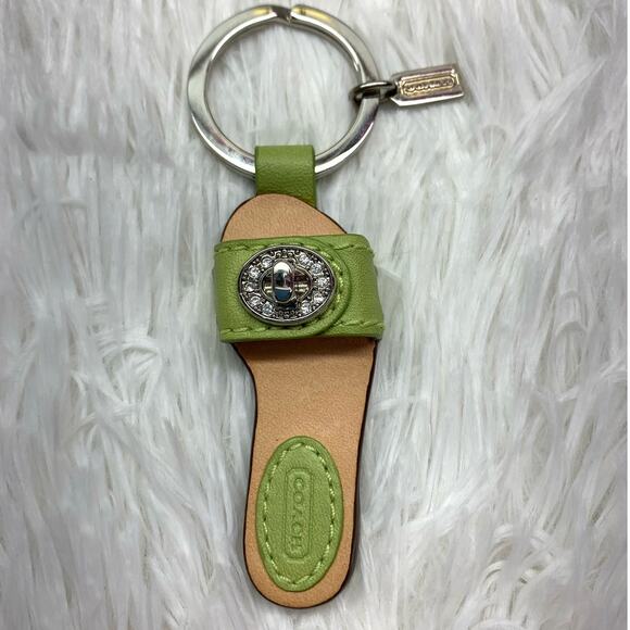 y2k COACH Sandal Bag Charm Key Chain - Picture 1 of 5
